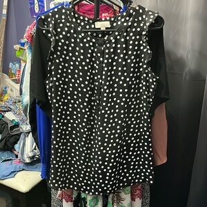 Loft dot blouse